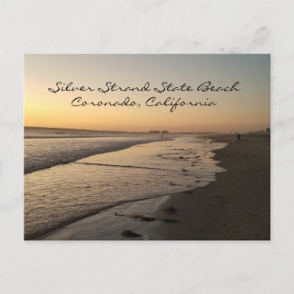 Silver Strand State Beach, Coronado CA Postcard