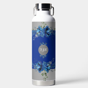 Silver Stream : Bouteille d'eau thermique bleue co