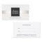 Silver Striped Brow and Makeup Appointment Card