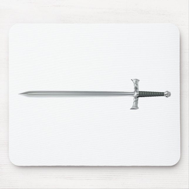 Silver sword mouse pad (Front)