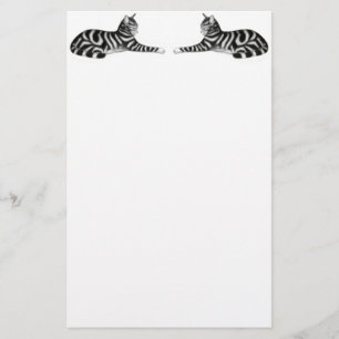 Silver Tabby Cats Stationery