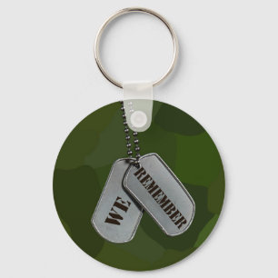 Silver Tags Keychain