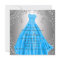 Silver Teal Blue Sweet Sixteen Birthday Party
