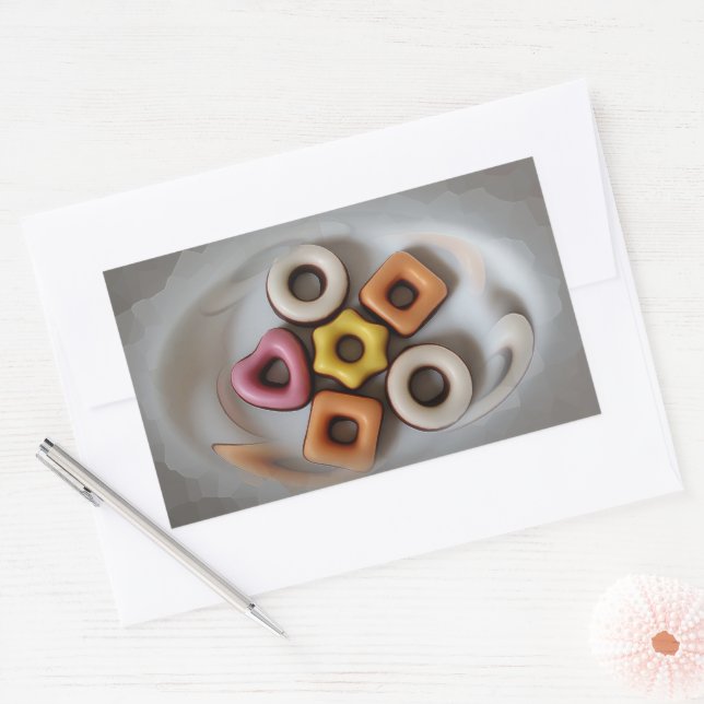 Silver tray sticker (Envelope)