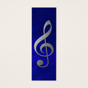 silver treble clef