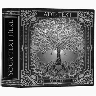 Silver Tree of Life Ancient Rustic Inner Light Binder