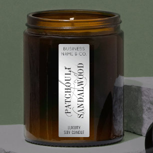 Silver Trendy Product Jar Thin Tamper Proof Label