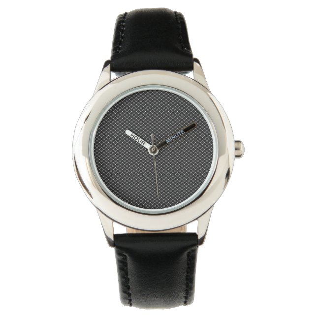 Silver Triangular Screen Pattern Watch (Front)