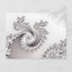 Silver Triple Twirl Postcard