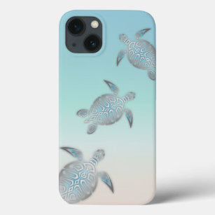 Silver Turtles Beach Style Case-Mate  iPhone 13 Case
