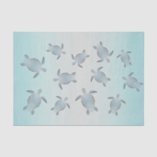 Silver Turtles Beach Style Tissue Paper