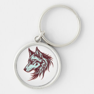 silver tusk keychain