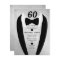 Silver Tuxedo Mens 60th Birthday Party Invite