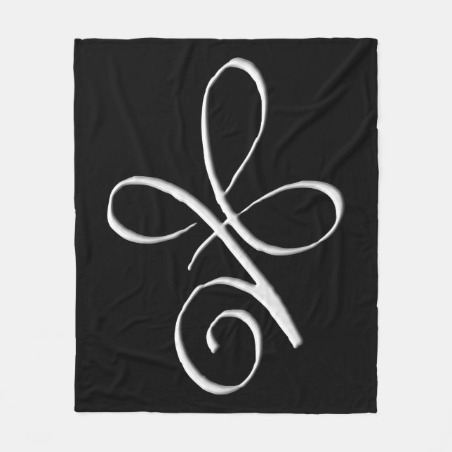 Silver Unconditional Love Fleece Blanket (Front)