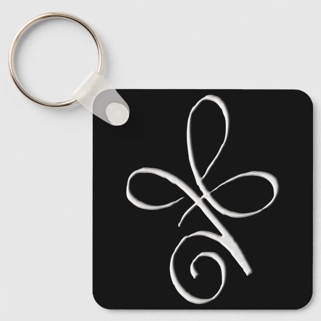 Silver Unconditional Love Keychain (Front)