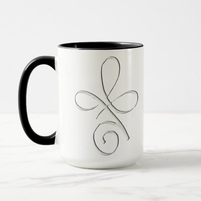 Silver Unconditional Love Mug (Left)