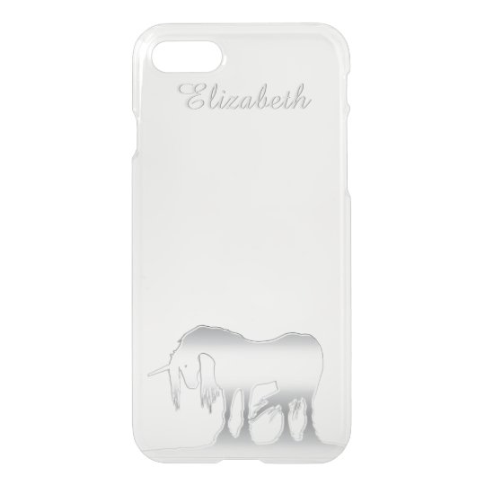 Silver Unicorn iPhone 8/7 Case