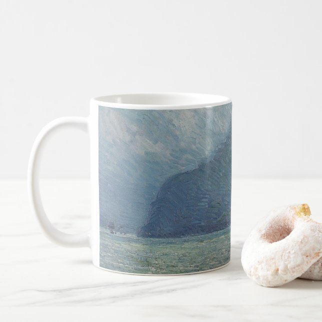 Silver Veil and Golden Gate by Childe Hassam Coffee Mug (With Donut)