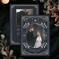 Silver Vintage Tarot Gothic Wedding Photo