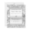 Silver vow renewal wedding budget invitation