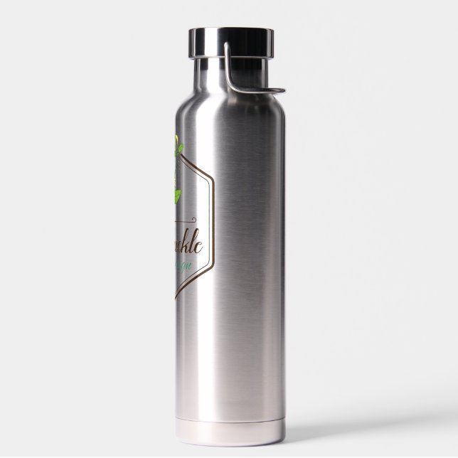 Silver Water Bottle (Left)