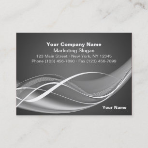 Silver Wave Business Card