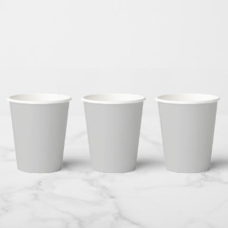 Silver Wedding Paper Cups