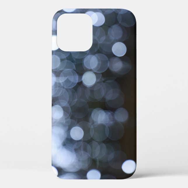 Silver, white bokeh night background. Case-Mate iPhone case (Back)