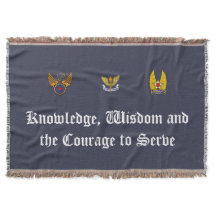 Silver Wings Throw Blanket