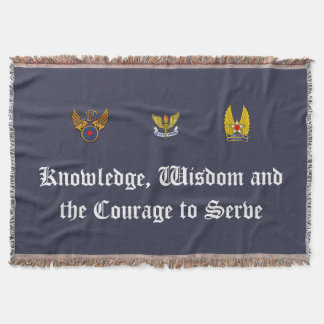 Silver Wings Throw Blanket