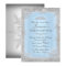 Silver Winter Wonderland Blue Sweet 16 Invitation