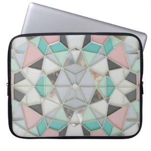 silver with abit of pink laptop sleeve