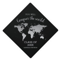 Silver World Map Conquer the World Inspirational
