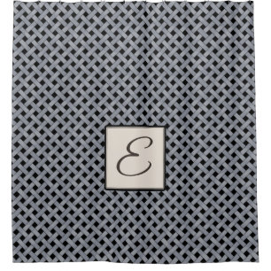 Silver Woven Rattan on Custom Colour with Monogram