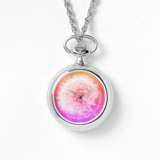 Silver Wrap Around Women's Watch Dandelion Wishes