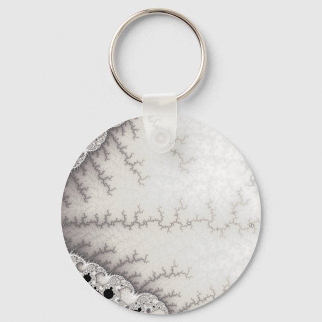Silver Zigzag Keychain (Front)