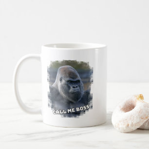 Silverback "Call Me Boss" Coffee Mug