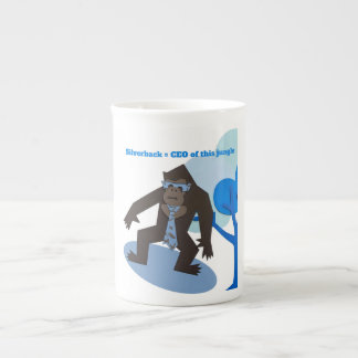 Silverback = CEO of this jungle Bone China Mug