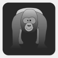 Silverback Gorilla Cartoon