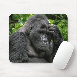 Silverback Gorilla Deep In Thought Mouse Pad