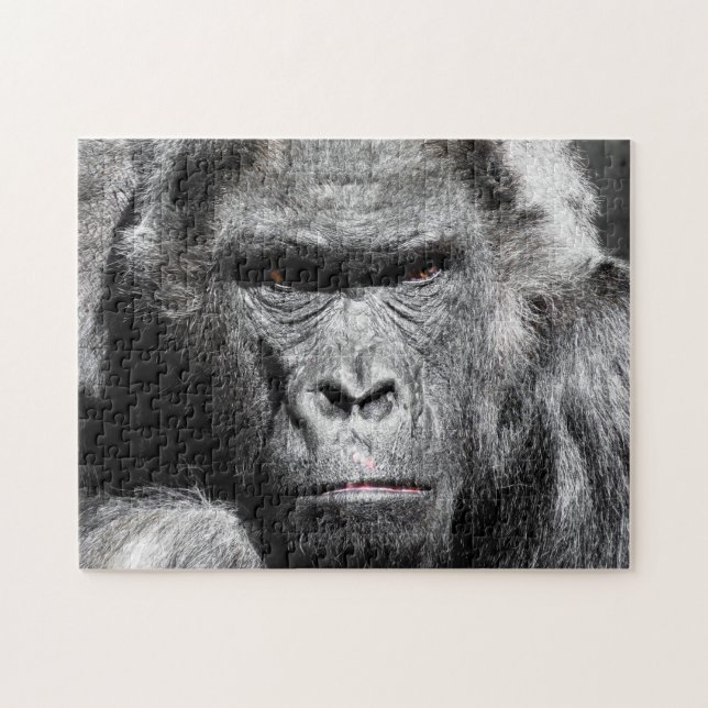 Silverback Gorilla: Don't Bug Me, Jigsaw Puzzle (Horizontal)