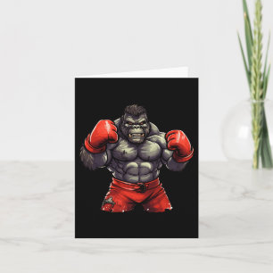 Silverback Gorilla Gym Apparel Body Building Boxin Card