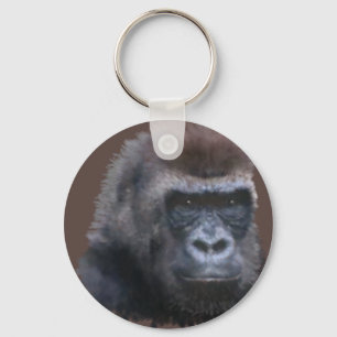 Silverback Gorilla Keychain