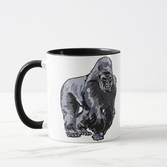 Silverback Gorilla Mug (Left)