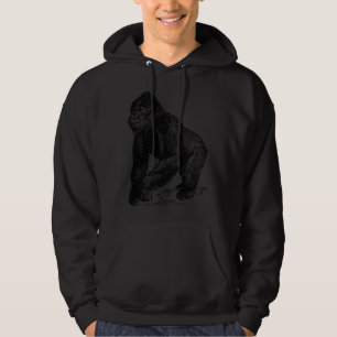 Silverback Gorilla Silver Back Primate Ape 1 Hoodie