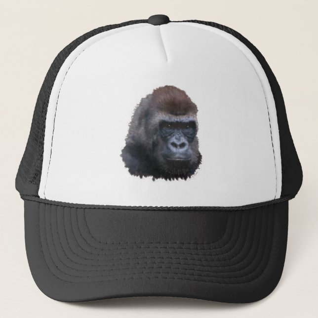 Silverback Gorilla Trucker Hat (Front)
