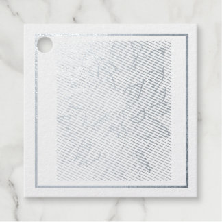 SilverBasket without Handle Christmas Favour Tags