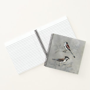Silvered Aviary   A Pair Notebook