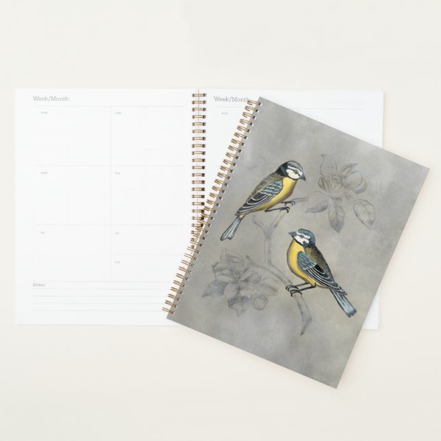 Silvered Aviary | Bird Couple Planner (Display)
