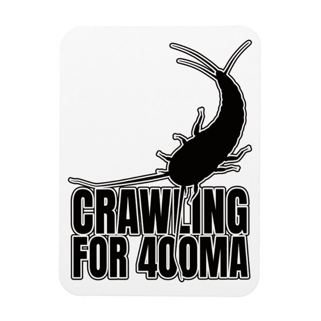 Silverfish Primitive Insect – Entomology Geek Magnet (Vertical)
